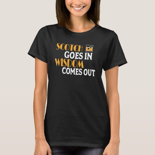Schotse whisky Schotse drinker T-shirt (Voorkant)