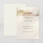 Schotse Wilde Bloem Save the Date Kaart (Voorkant / Achterkant)