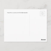 Schotse zonsondergang voor het storm briefkaart (Achterkant)