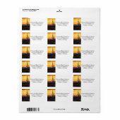 Schotse zonsondergang voor het storm etiket (Full Sheet)