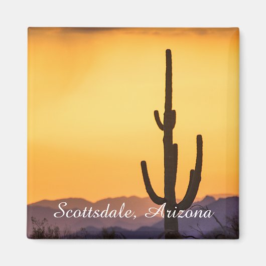 Schotse zonsondergang voor het storm magneet (Voorkant)