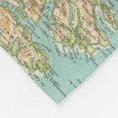 Schotse zuidsectie fleece deken (Hoek)