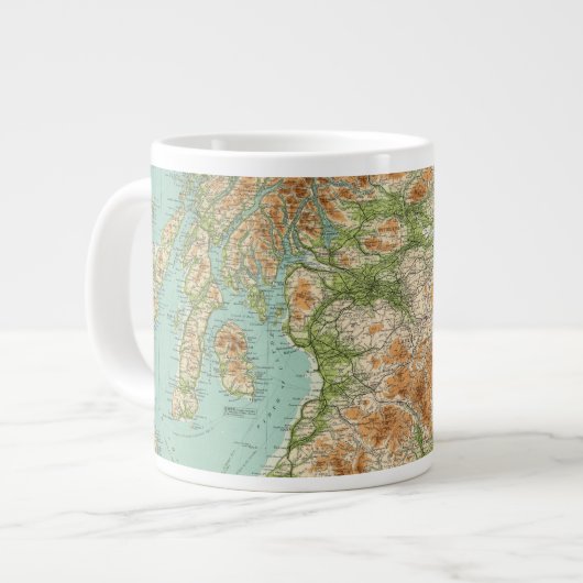 Schotse zuidsectie grote koffiekop (Links)