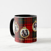 Schotten Delight Tartan FOTO Kerstmis Aangepaste G Mok (Voorkant links)