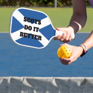 Schotten doen het beter grappige pickleball paddle
