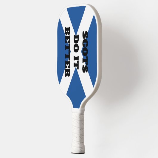 Schotten doen het beter grappige pickleball paddle (Links)