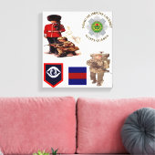 Schotten Guards Canvas Afdruk (Insitu (Woonkamer))