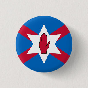 Schotten van Noord-Ierland Badge Ronde Button 3,2 Cm