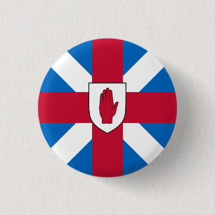 Schotten van Ulster Badge Ronde Button 3,2 Cm
