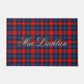 Schotten Vista Clan MacLachlan Tartan Plaid Deurmat (Voorkant)