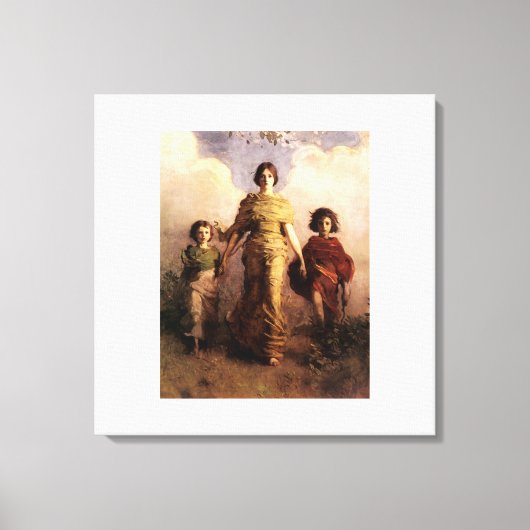 schotterende zoon Thayer, maagd Canvas Afdruk (Voorkant)