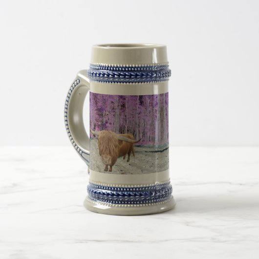 Schottisches Hochlandrind Bierpul (Voorkant links)