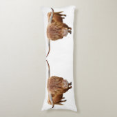 Schottisches Hochlandrind Lichaamskussen (Voorkant Verticaal)