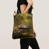 Schouder Canvas tas - Schroef op Login Pond (Dichtbij)