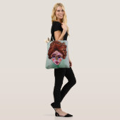 Schouder Canvas tas (Whimsical Woman - 01) (Op model)