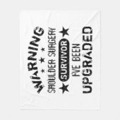 Schouder Humor chirurgie Fleece Deken (Voorkant)