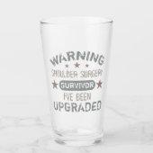 Schouder Humor chirurgie Glas (Voorkant)
