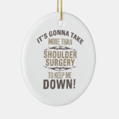 Schouder Humor chirurgie Keramisch Ornament (Rechts)