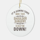 Schouder Humor chirurgie Keramisch Ornament (Links)