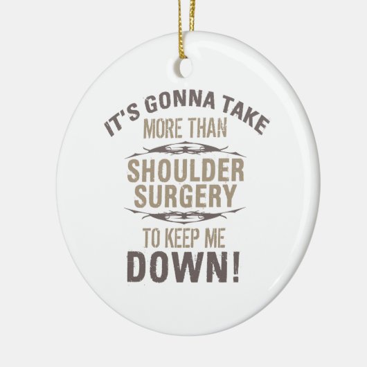 Schouder Humor chirurgie Keramisch Ornament (Links)
