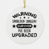 Schouder Humor chirurgie Keramisch Ornament (Voorkant)