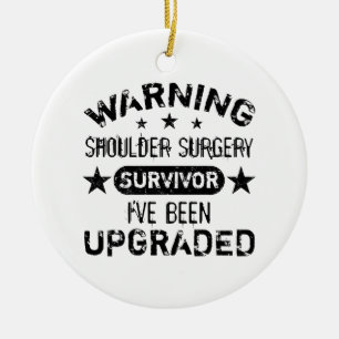 Schouder Humor chirurgie Keramisch Ornament