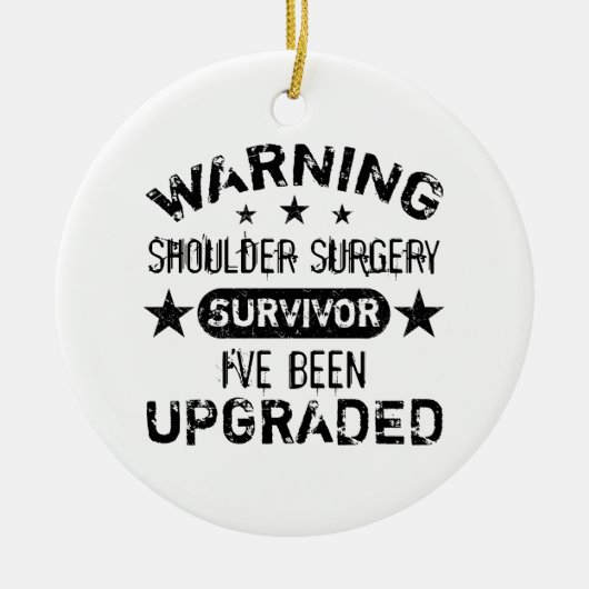 Schouder Humor chirurgie Keramisch Ornament (Voorkant)