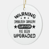 Schouder Humor chirurgie Keramisch Ornament (Links)