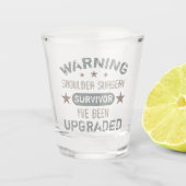 Schouder Humor chirurgie Shot Glas (Voorkant)