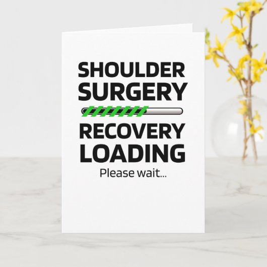Schouder operaties herstellen | Schoudervervanging Kaart (Gele Bloem)