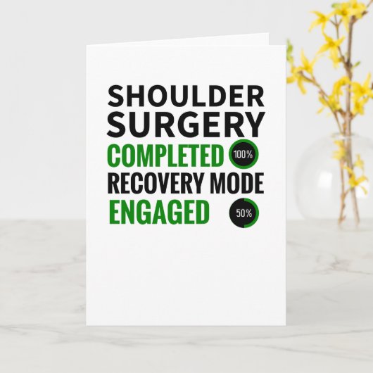 Schouder operaties herstellen | Schoudervervanging Kaart (Gele Bloem)