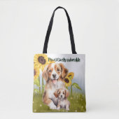 Schouder Pawsitief Schattige Canvas tas (Voorkant)