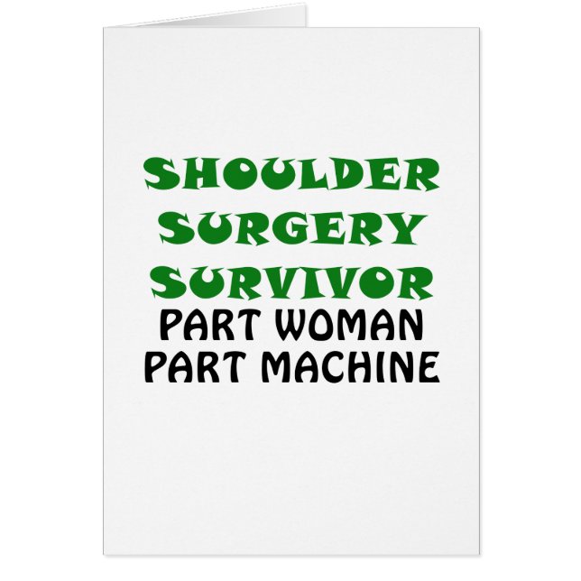 Schouder Survivor Part Woman Part Machine (Voorkant)