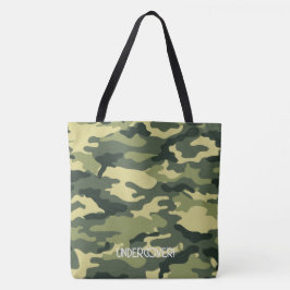 Schouder Tote Tas - Groene Camouflage