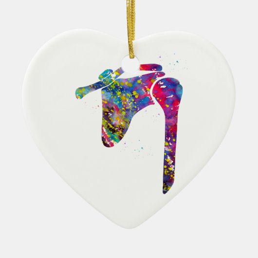 Schouderbotten Keramisch Ornament (Voorkant)