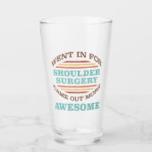 Schouderchirurgie Herstel Humor Glas (Voorkant)