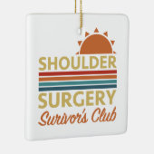 Schouderchirurgie Herstel Humor Keramisch Ornament (Rechts)