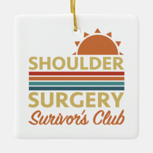 Schouderchirurgie Herstel Humor Keramisch Ornament