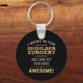Schouderchirurgie Herstel Humor Sleutelhanger (Achterkant)