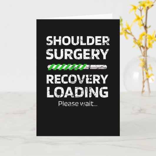 Schouderoperatie | Schoudervervanging Kaart (Gele Bloem)