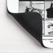 Schouders van helikopters muismat (Hoek)