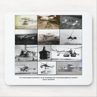 Schouders van helikopters muismat