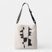 Schoudertas - Abstract Dubbelzijdig Crossbody Tas (Achterkant)