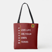 Schoudertas - Freedom Vibe Tote Bag (Achterkant)