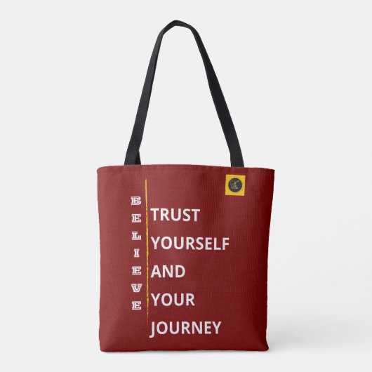 Schoudertas - Geloof Vibe Tote Bag (Achterkant)