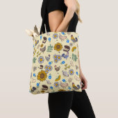 Schoudertas in achtertuin kippenhok tote bag (Dichtbij)
