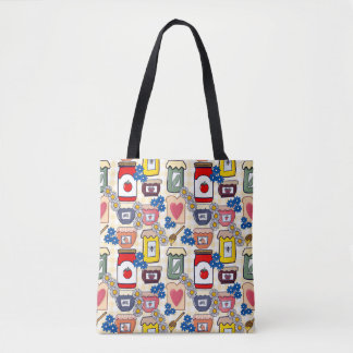 Schoudertas in Jam Sessie op de Boerenmarkt Tote Bag