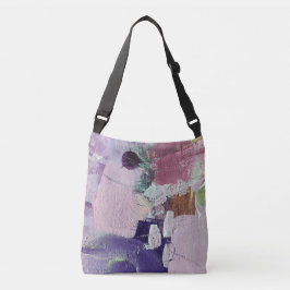 Schoudertas in roze marshmallow-design crossbody tas