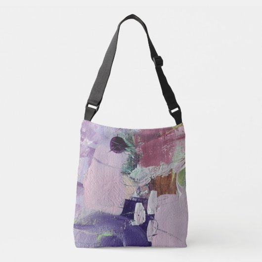 Schoudertas in roze marshmallow-design crossbody tas (Voorkant)