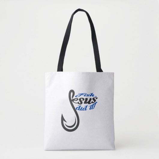Schoudertas. Jezus heeft het gedaan. Tote Bag (Voorkant)